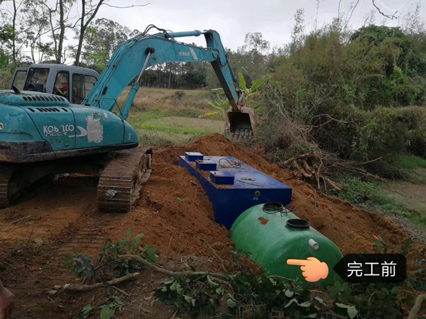 农村生活污水处理（完工前）